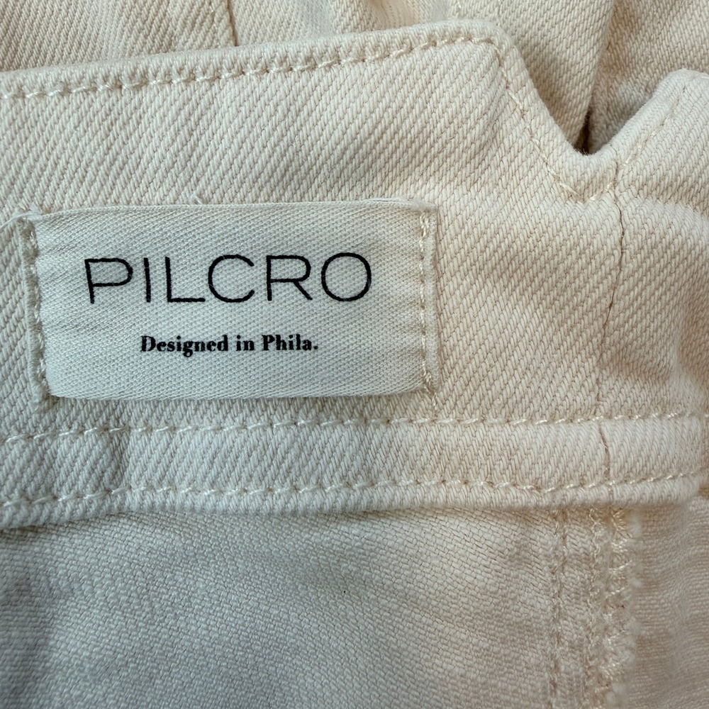 PILCRO Anthropologie The Kit High Rise Wide Leg Utility Trouser Jeans Size 27 - Picture 5 of 14
